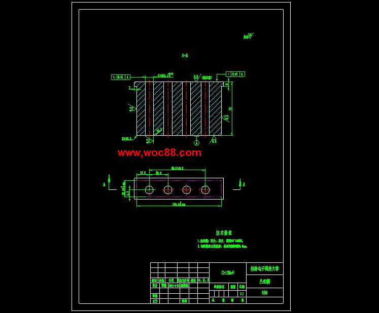 （全套CAD）某冷凝器側板沖壓模復合模具設計（終稿）CAD截圖06