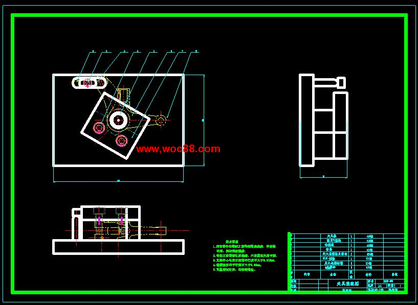 （全套CAD）杠桿（二）機械加工工藝規程及Φ20H7孔的夾具設計（終稿）CAD截圖04