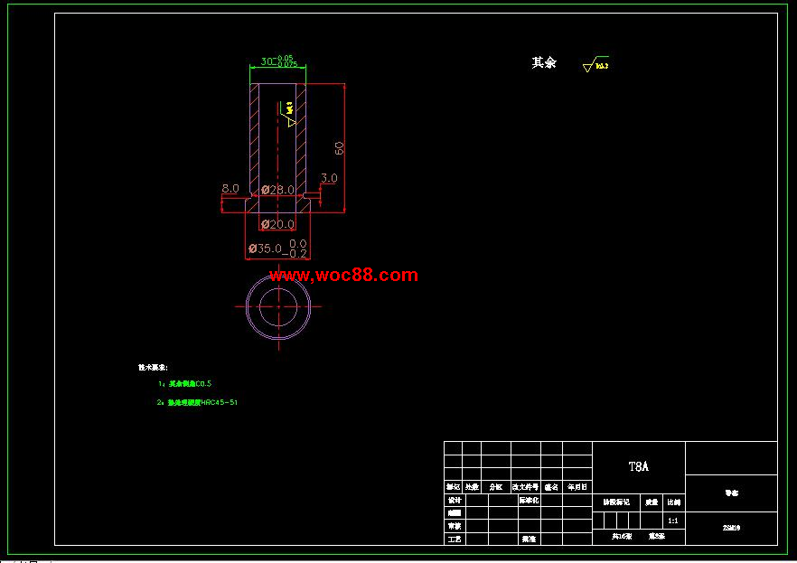 （全套CAD）某型錐形蓋沖壓工藝及其模具設計（終稿）CAD截圖04
