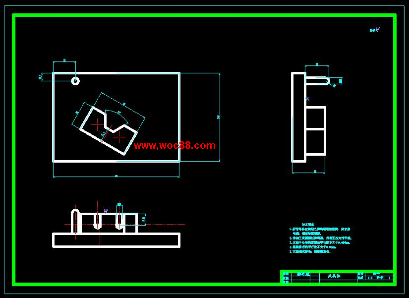 （全套CAD）杠桿（二）機械加工工藝規程及Φ20H7孔的夾具設計（終稿）CAD截圖03