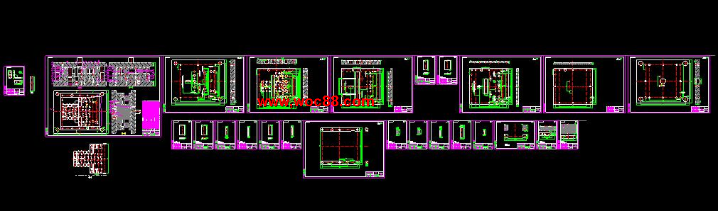 （全套CAD）某包箱角塊的沖壓級進模具設計（終稿）CAD截圖08