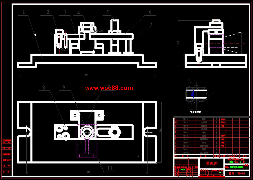 （全套CAD）氣門搖桿軸支座工藝及鉆Φ20孔夾具設計（終稿）CAD截圖01