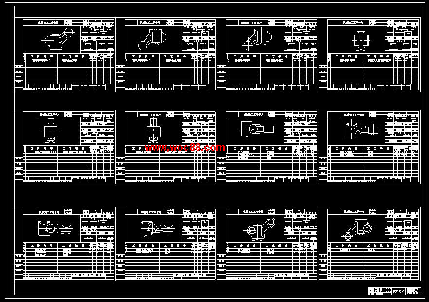 （全套CAD）氣門搖臂軸支座鉆Ф3油孔的夾具設計（終稿）CAD截圖05