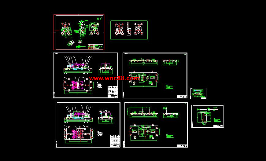 （全套CAD）泵體零件加工工藝工裝設計（終稿）CAD截圖06