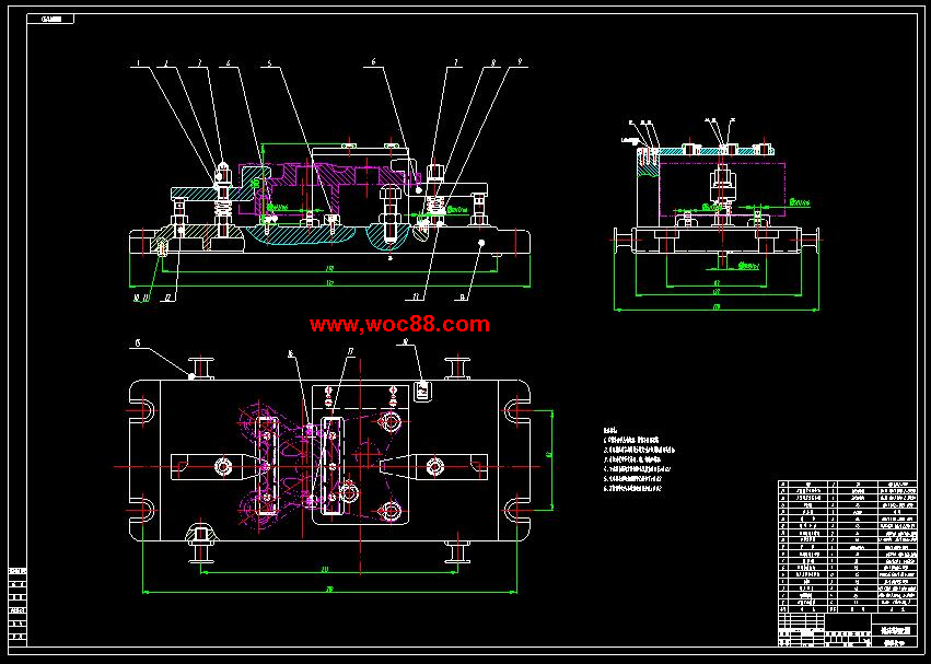 （全套CAD）泵體零件加工工藝工裝設計（終稿）CAD截圖04