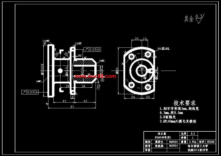法蘭盤[831004]6鉆φ20通孔夾具CAD截圖03