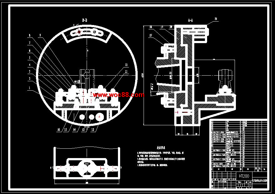 （全套CAD）氣門搖桿軸支座零件機械加工工藝及車Φ32兩端面夾具設計（終稿）CAD截圖01