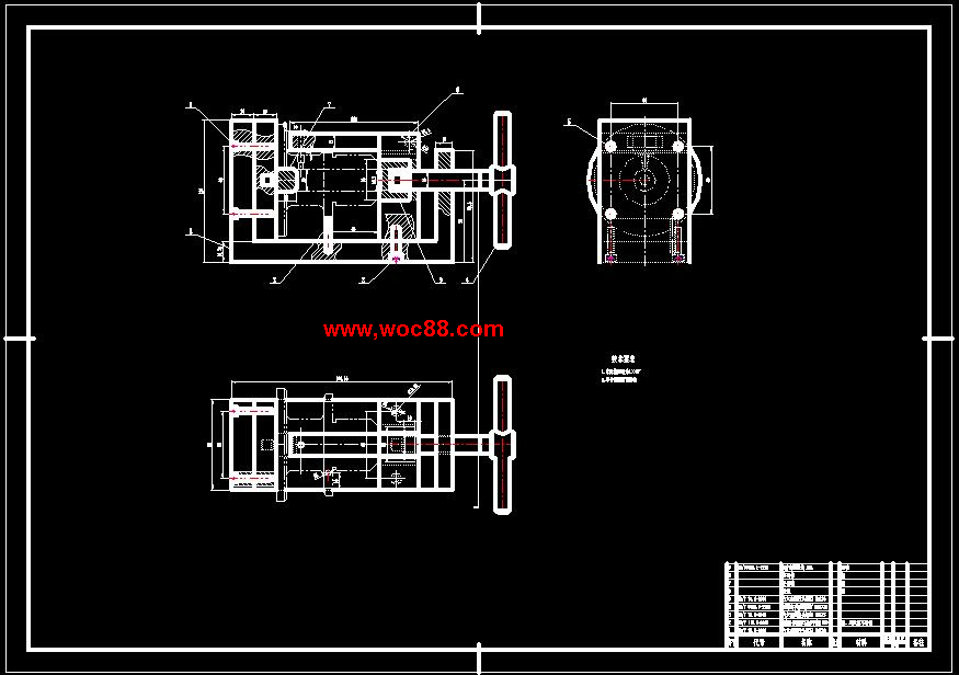 （全套CAD）法蘭盤零件的機械加工工藝規程及Φ6和Φ4孔的工藝裝備設計（終稿）CAD截圖01