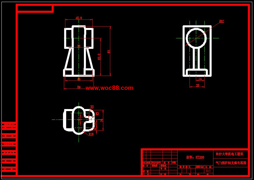 （全套CAD）氣門搖桿軸支座工藝及鉆Φ20孔夾具設計（終稿）CAD截圖04