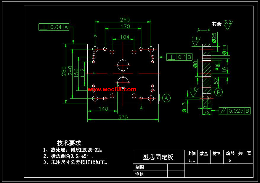 （獨家原創）皮帶輪注射模設計（全套CAD圖紙完整版）CAD截圖05