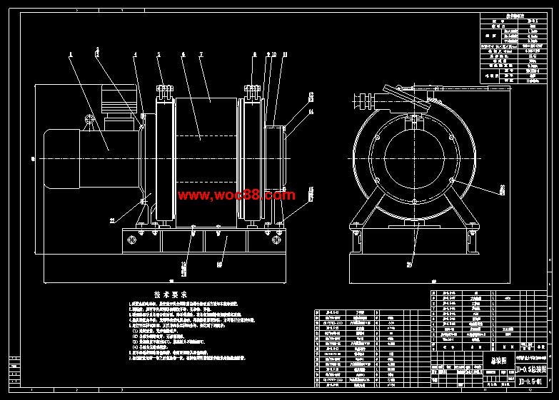 （定稿）JD0.5型調度絞車的設計（全套下載）CAD截圖01