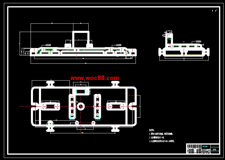 （定稿）M7132罩殼加工工藝及夾具設計（全套下載）3套夾具設計CAD截圖03