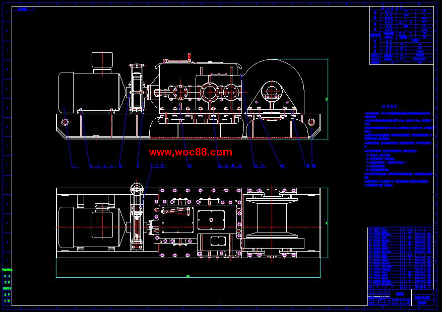 （定稿）JSDB140雙速多用絞車設計（全套下載）CAD截圖01