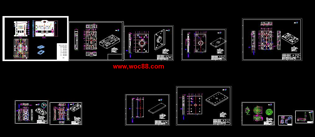 （定稿）MP3外殼注塑模具設計（全套下載）CAD截圖01