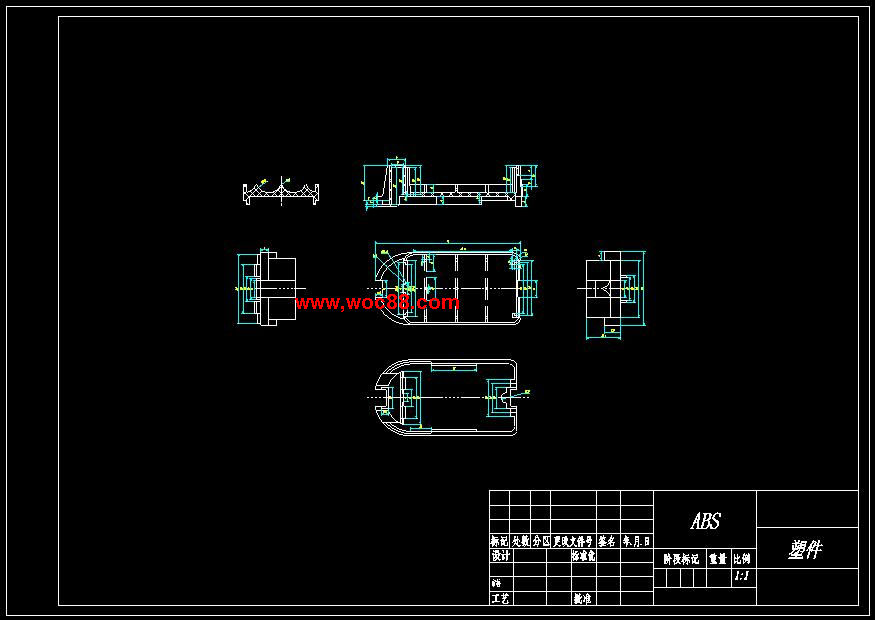 （定稿）MP3電池充電器插座的塑料注射模具設計（全套下載）CAD截圖02
