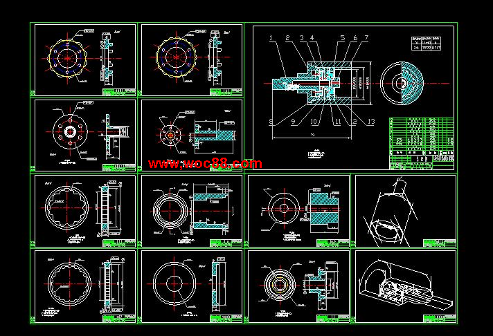 （定稿）SMC2187型擺線針輪行星傳動的設計（全套下載）CAD截圖01