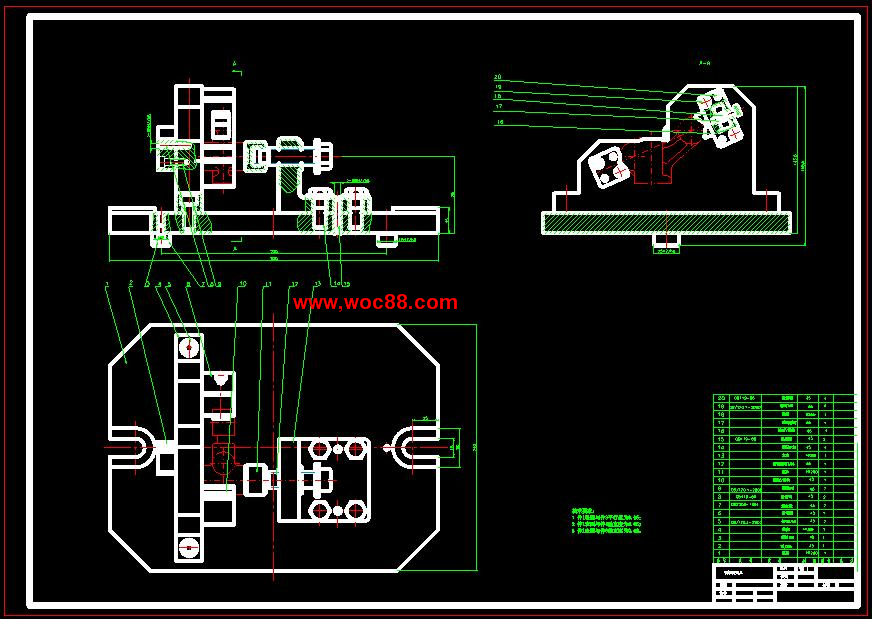 （全套CAD）氣門搖臂軸支座的機械加工工藝規程及銑上端面夾具設計（終稿）CAD截圖01