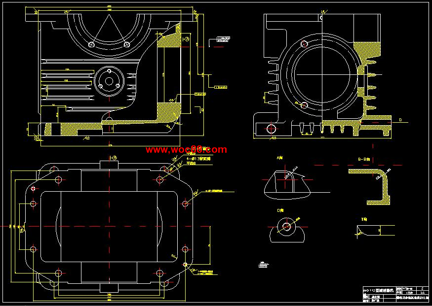 （定稿）WHX112減速機殼加工工藝及夾具設計（全套下載）CAD截圖01