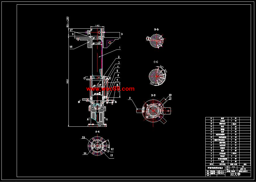 （全套CAD）氣動通用上下料機械手（終稿）CAD截圖03