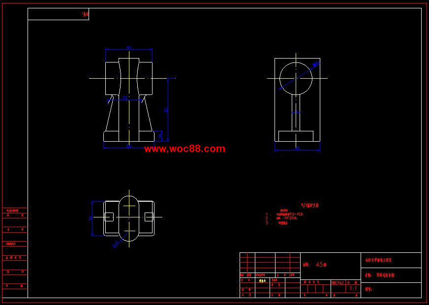 （全套CAD）氣門搖桿軸支座加工工藝規程及銑Φ20兩端面夾具設計（終稿）CAD截圖02