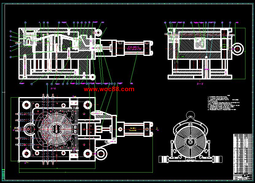 （定稿）WEVF風罩窗壓鑄模具設計（全套下載）CAD截圖01