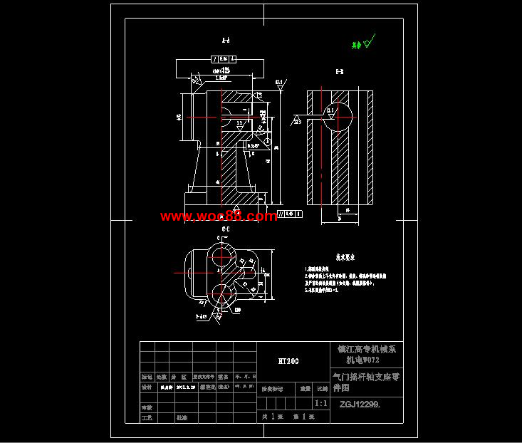 （全套CAD）氣門搖桿軸支座6車φ32端面夾具畢業設計（終稿）CAD截圖04