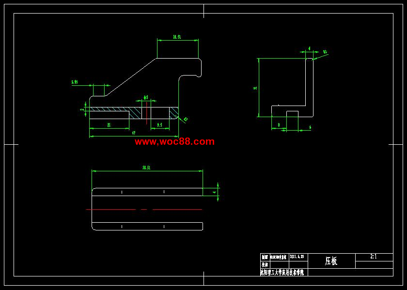 （全套CAD）撥叉[831002]1叉口銑斷夾具畢業設計（終稿）CAD截圖05