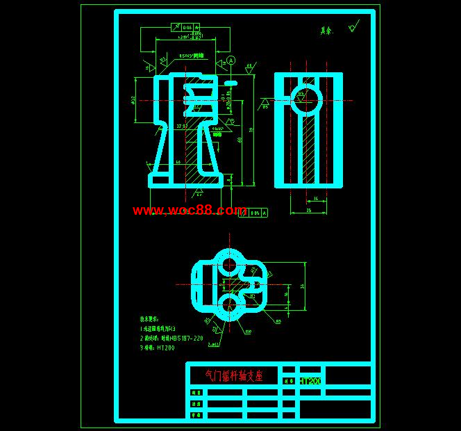 （全套CAD）氣門搖桿軸支座4銑底面夾具設計（終稿）CAD截圖05