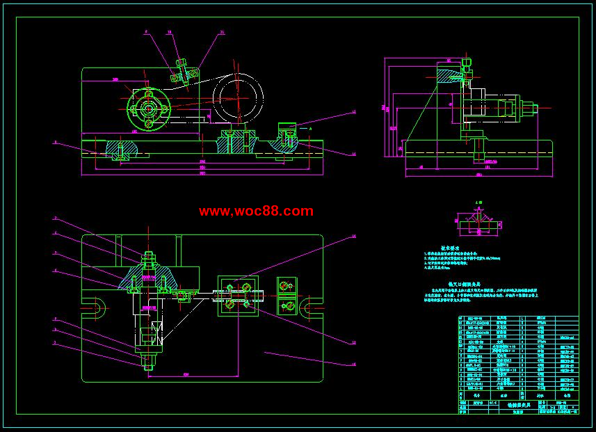 （全套CAD）撥叉A的加工工藝規程及夾具設計（終稿）CAD截圖08