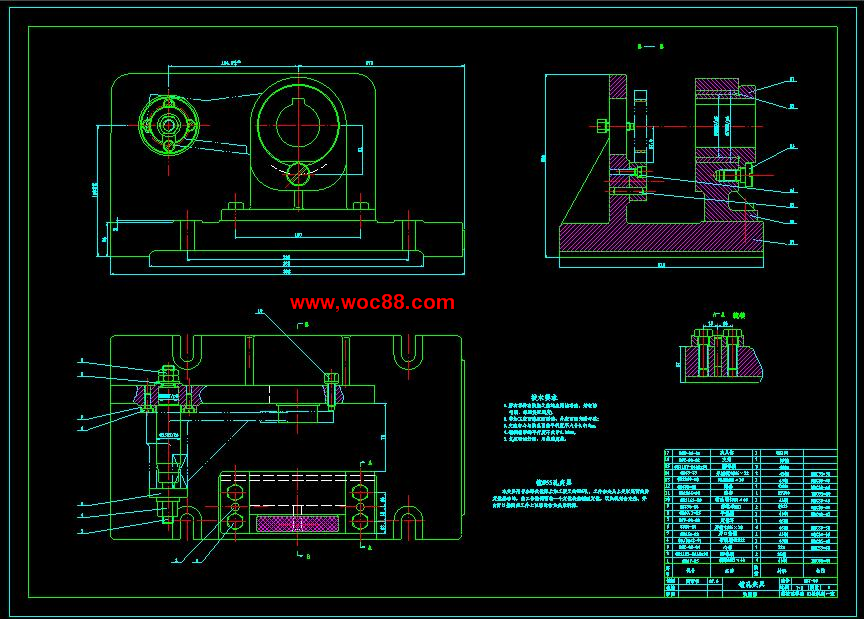 （全套CAD）撥叉A的加工工藝規程及夾具設計（終稿）CAD截圖04