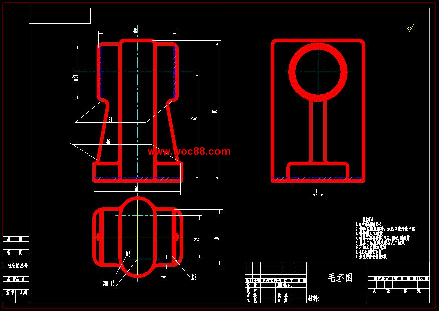 （全套CAD）氣門搖桿軸支座4銑底面夾具設計（終稿）CAD截圖03