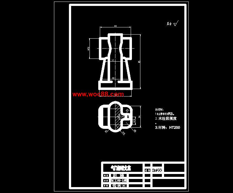 （全套CAD）氣門搖桿支座機械加工工藝規程及底面銑削夾具設計（終稿）CAD截圖04