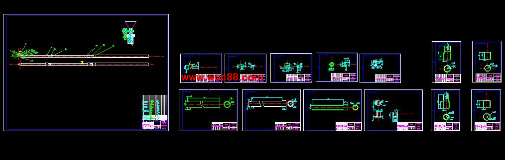 （全套CAD）氣吸式油茶果采摘機構設計（終稿）CAD截圖06