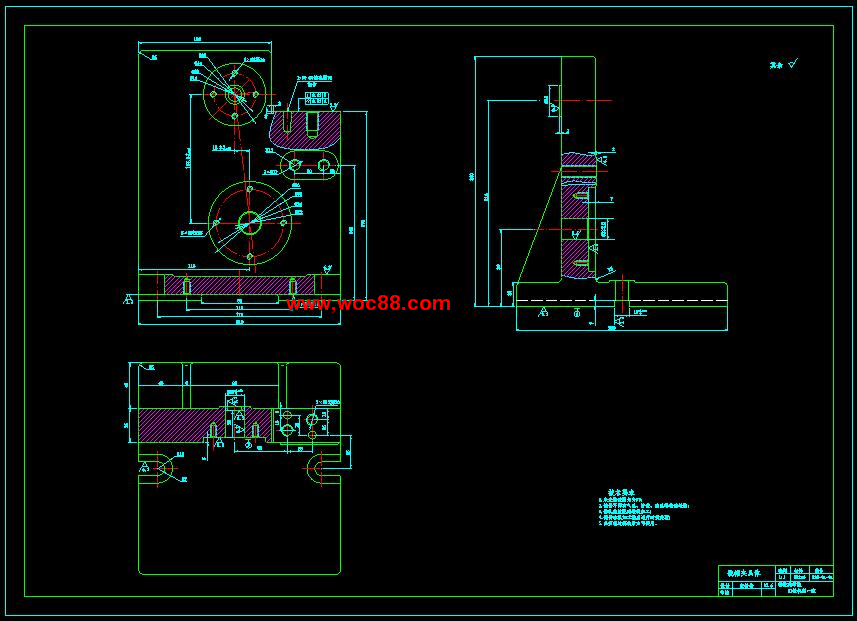 （全套CAD）撥叉A的加工工藝規程及夾具設計（終稿）CAD截圖07