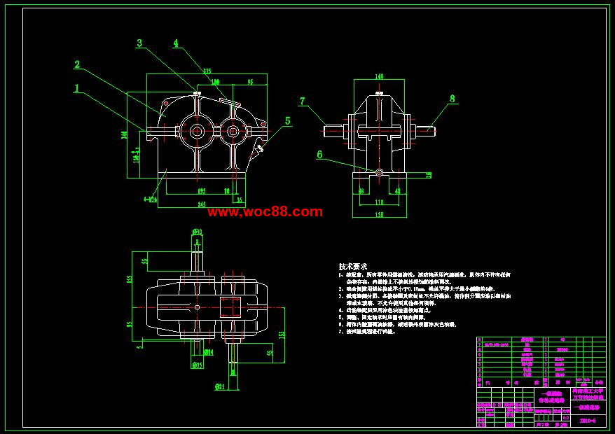 （定稿）W12X2000型四輥卷板機設計（全套下載）CAD截圖05