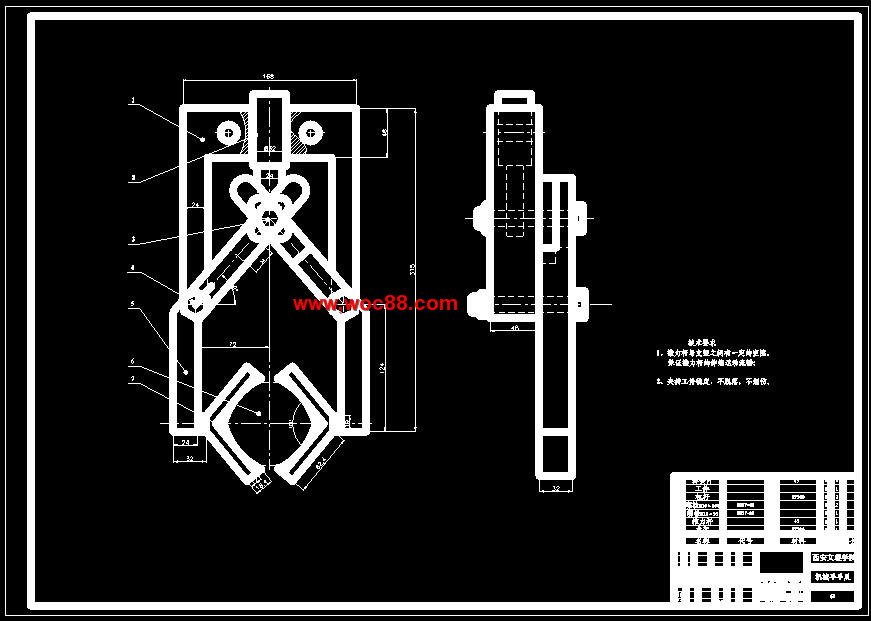 （定稿）具有空間運動能力的產品輸送機機械手的機械結構設計（有CAD圖紙的喲）CAD截圖03