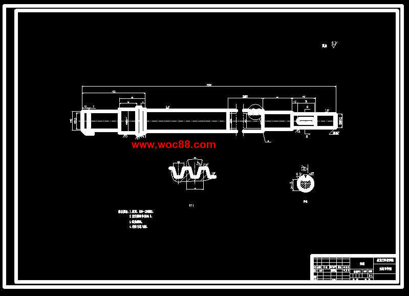（定稿）雙柱機械式汽車舉升機設計（有CAD圖紙的喲）CAD截圖06