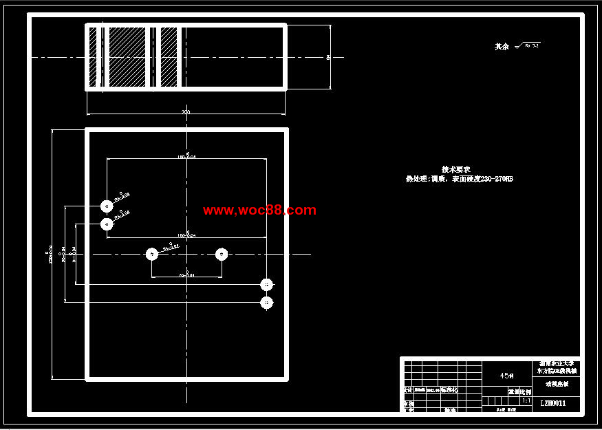 （全套CAD）拉線盤注射工藝分析及模具設計（終稿）CAD截圖05