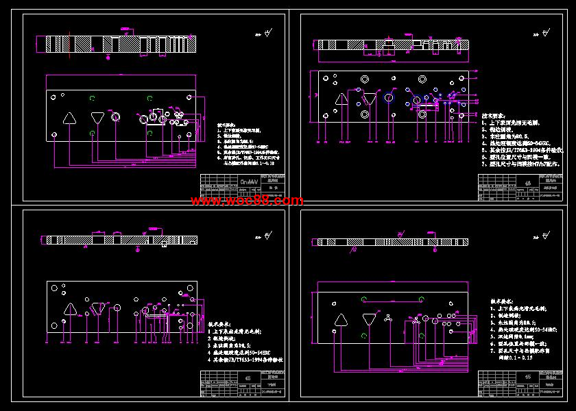 （全套CAD）法蘭盤的沖壓工藝及級進模具設計（終稿）CAD截圖02