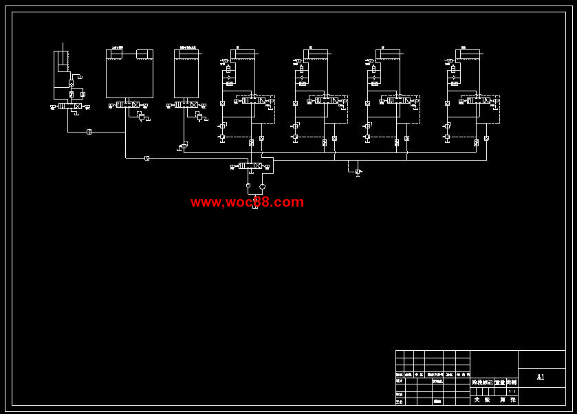（全套CAD）法蘭盤加工回轉工作臺的設計（終稿）CAD截圖05