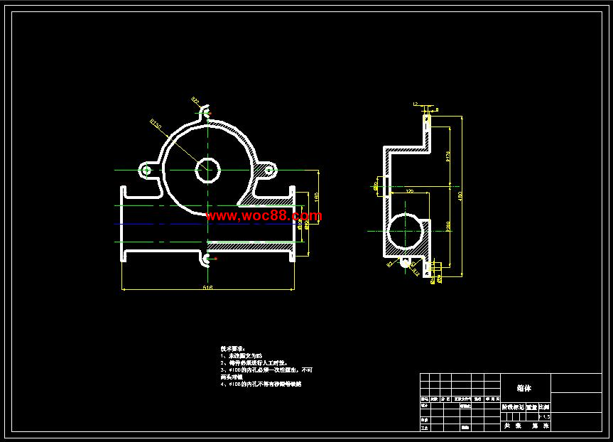 （全套CAD）法蘭盤加工的回轉工作臺設計（終稿）CAD截圖02