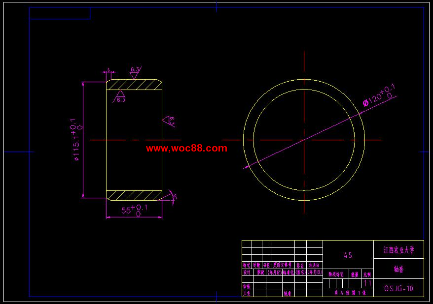 （全套CAD）10T橋式起重機起升機構設計（終稿）CAD截圖05