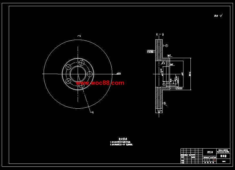 （全套CAD）桑塔納santana2000轎車制動器設計（終稿）CAD截圖03
