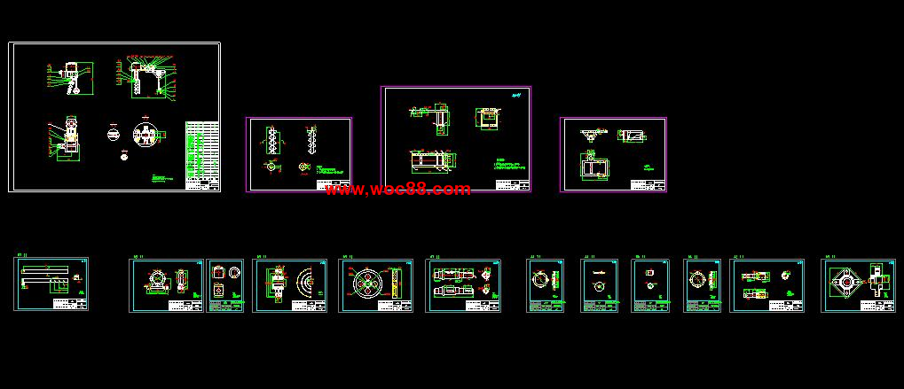 （全套CAD）桔園開溝機的設計（終稿）CAD截圖09