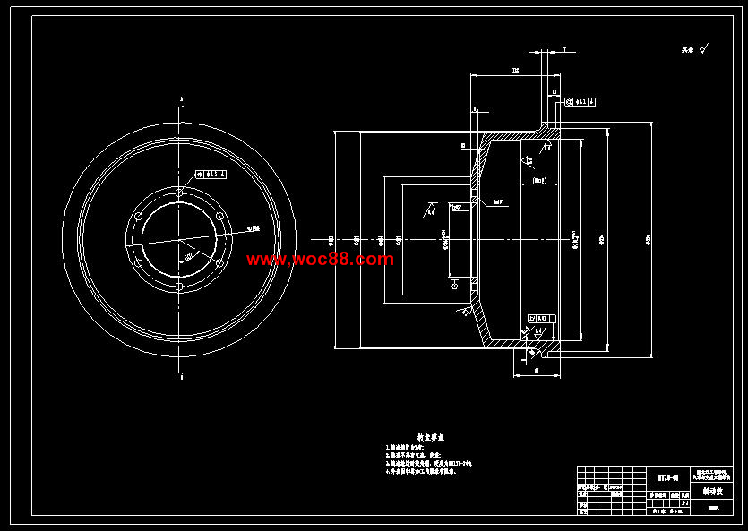 （全套CAD）桑塔納santana2000轎車制動器設計（終稿）CAD截圖04