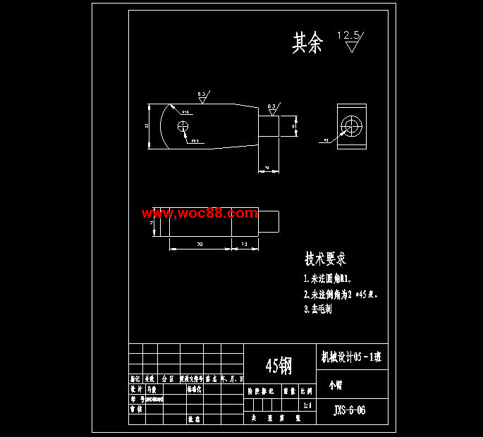 基于SolidWorks六自由度焊接機械手三維運動模擬CAD截圖03