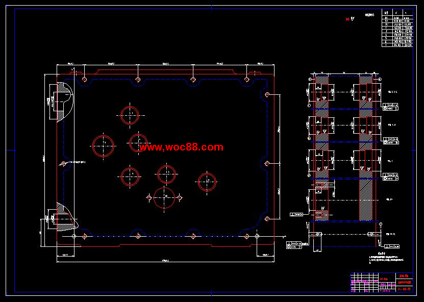 （全套CAD）柴油機機體三面精鏜組合機床總體及左主軸箱設計（終稿）CAD截圖05