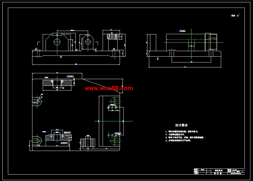 （定稿）后鋼板彈簧吊耳零件的機械加工工藝規程及鉆擴鉸Φ10孔工藝裝備設計（有CAD圖紙的喲）CAD截圖02