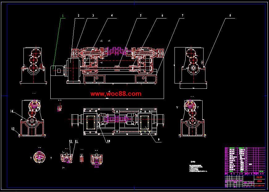 （全套CAD）柴油機曲軸連桿軸頸滾切銑床總體和夾具設計（終稿）CAD截圖01