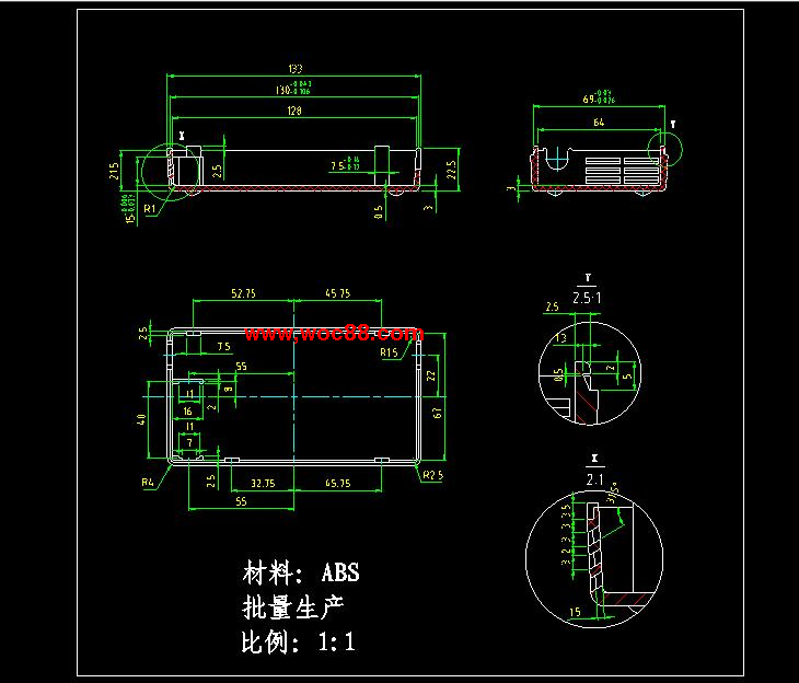 （定稿）變頻器殼體注射模設計（有CAD圖紙的喲）CAD截圖05